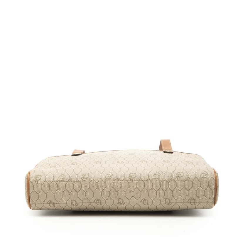 Dior Honeycomb Coated Canvas Shoulder Bag Beige Very good condition - Inside View