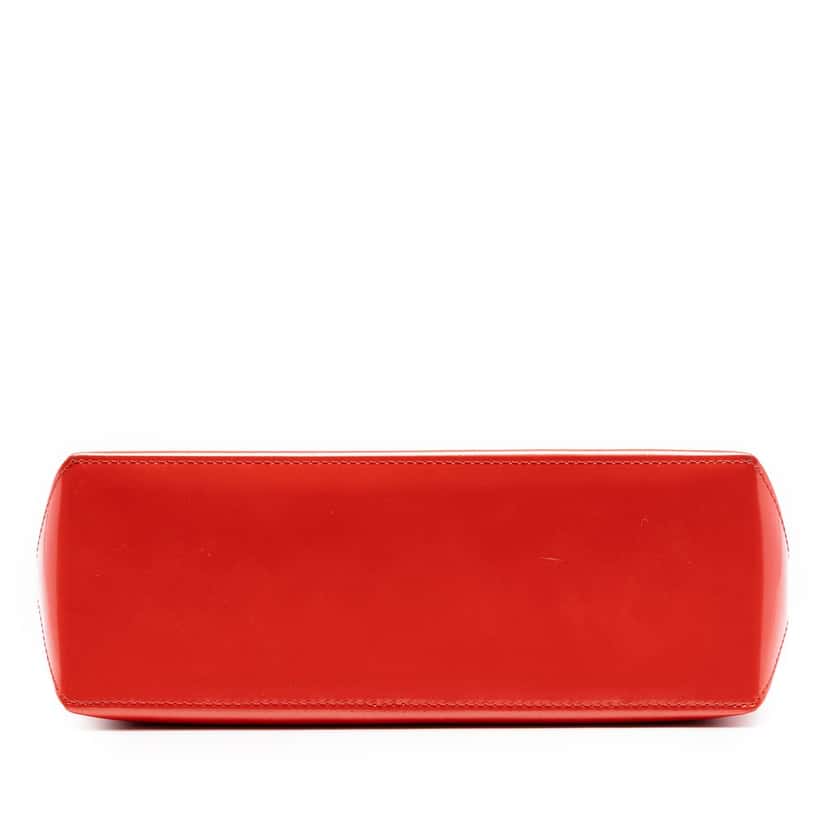 Louis Vuitton Monogram Vernis Wilshire PM Orange Leather Very good condition - Inside View