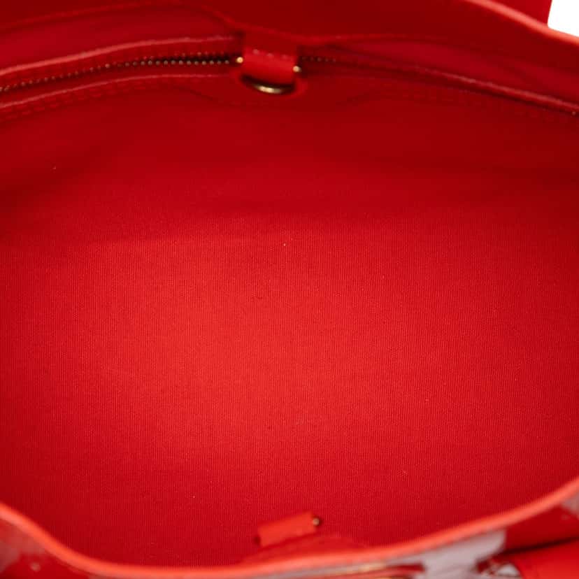 Louis Vuitton Monogram Vernis Wilshire PM Orange Leather Very good condition - Model View