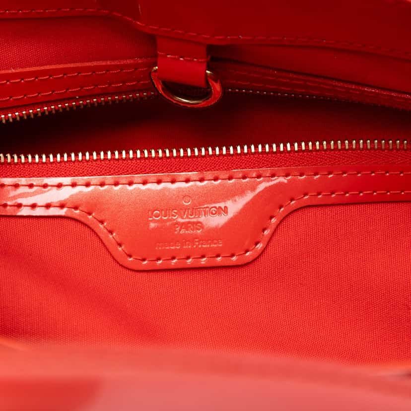 Louis Vuitton Monogram Vernis Wilshire PM Orange Leather Very good condition - Box View