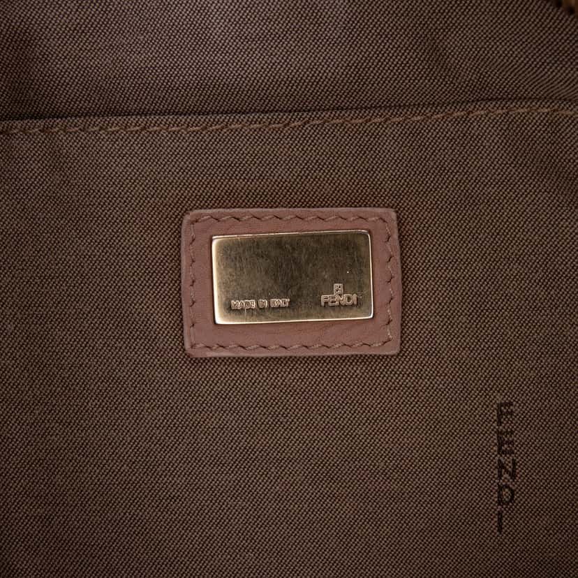 Fendi Canvas Zucca Crossbody Brown Very good condition - Box View