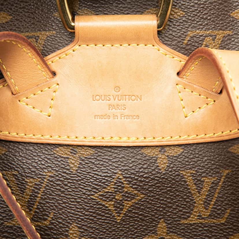 Louis Vuitton Monogram Montsouris PM Brown Very good condition - Box View