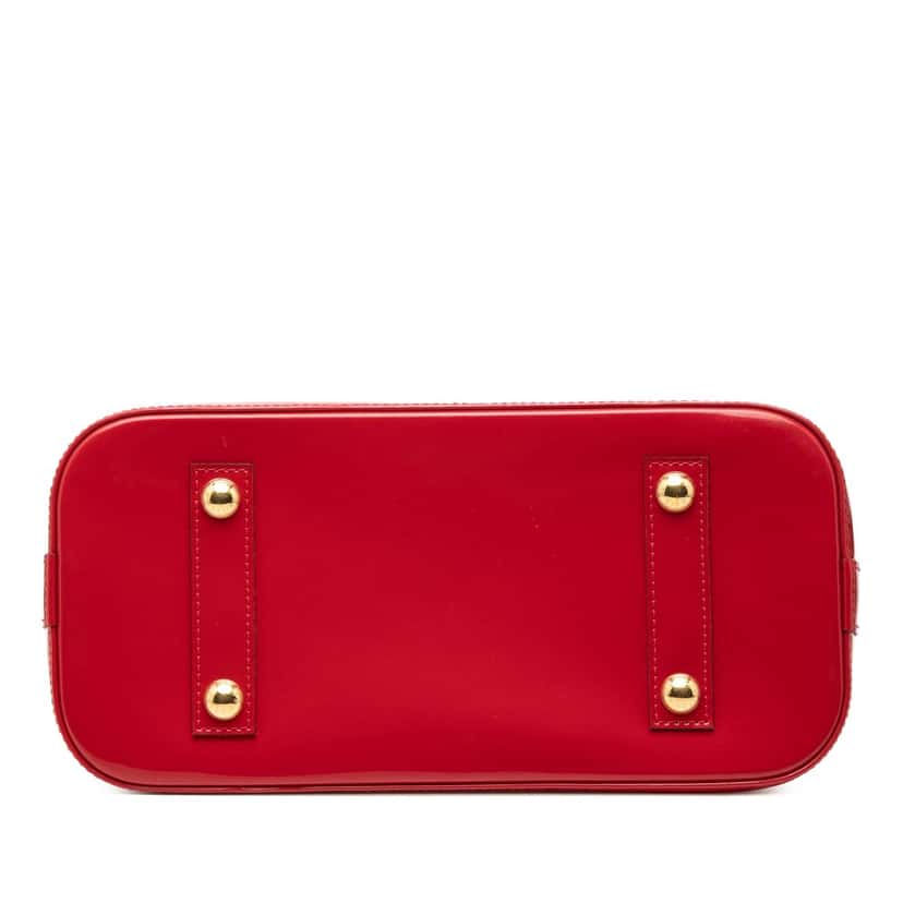 Louis Vuitton Monogram Vernis Alma PM Red Leather Very good condition - Inside View