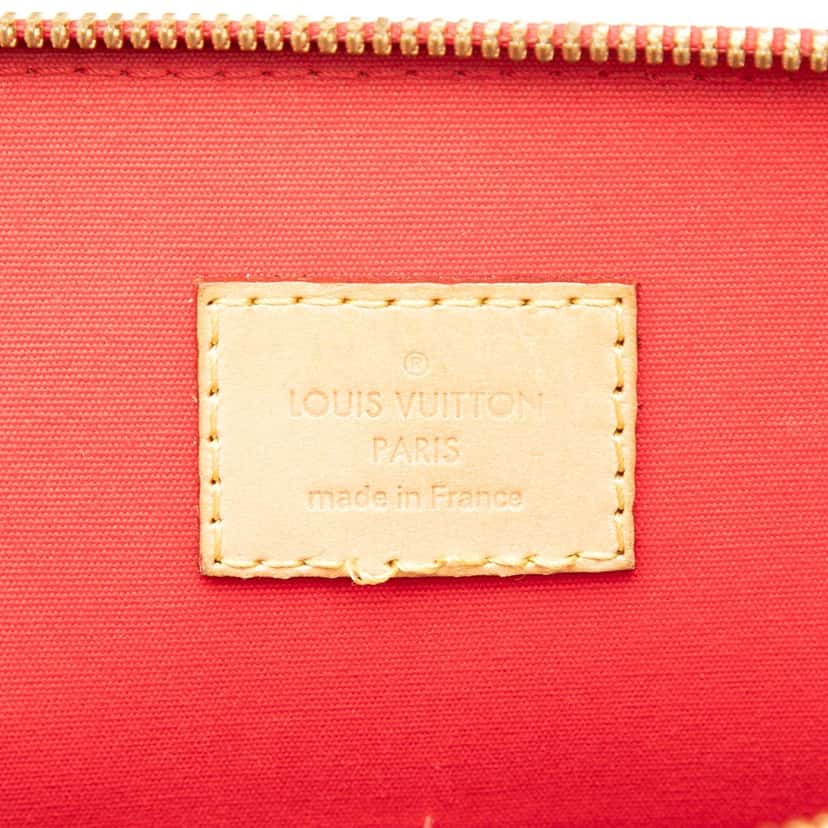 Louis Vuitton Monogram Vernis Alma PM Red Leather Very good condition - Box View