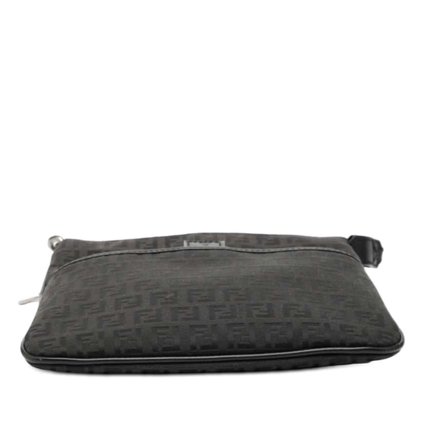 Fendi Zucchino Canvas Crossbody Black Very good condition - Inside View