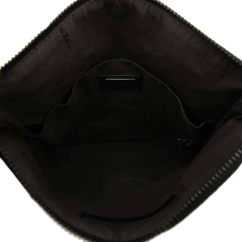 Fendi Zucchino Canvas Crossbody Black Very good condition - Model View