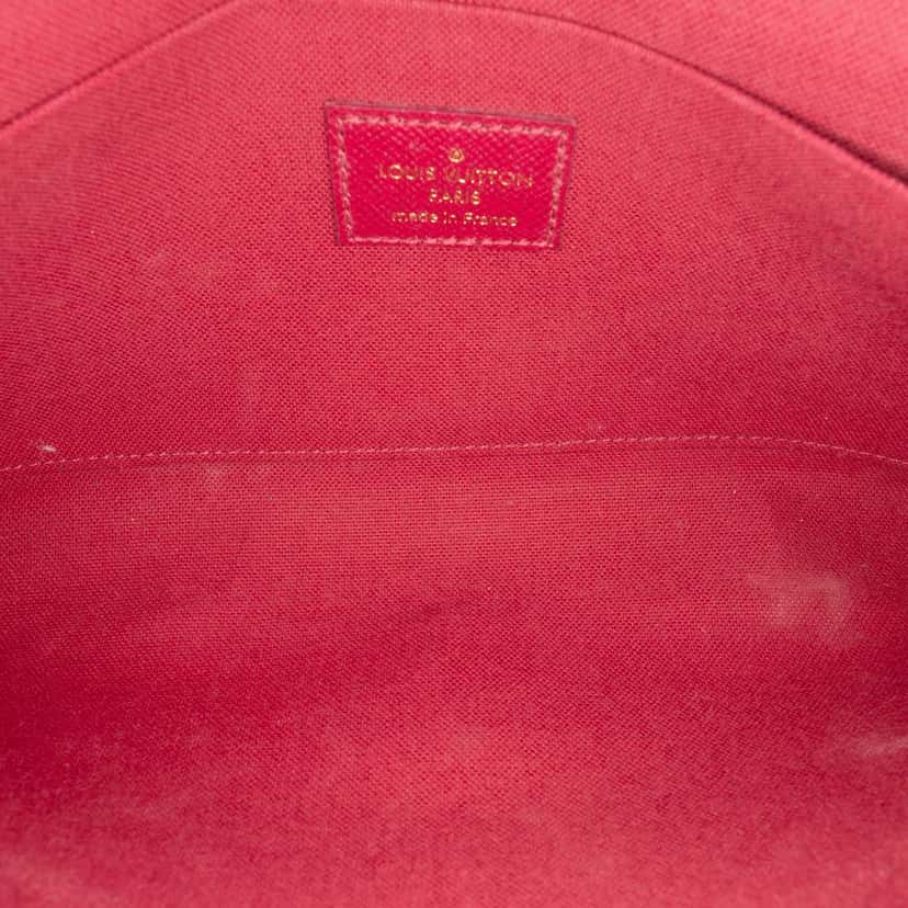 Louis Vuitton Monogram Pochette Felicie Brown Very good condition - Model View