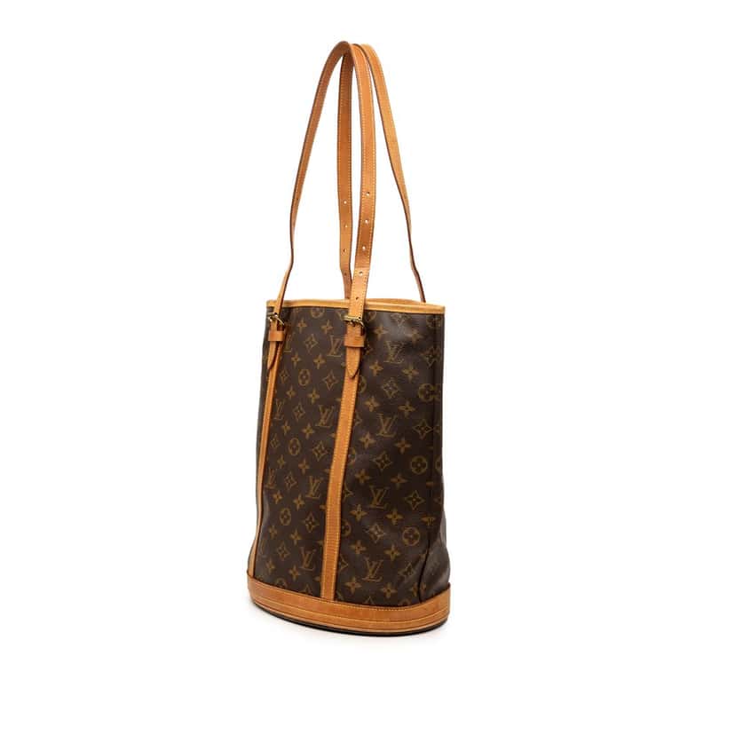 Louis Vuitton Monogram Bucket GM Brown Good condition - Back View