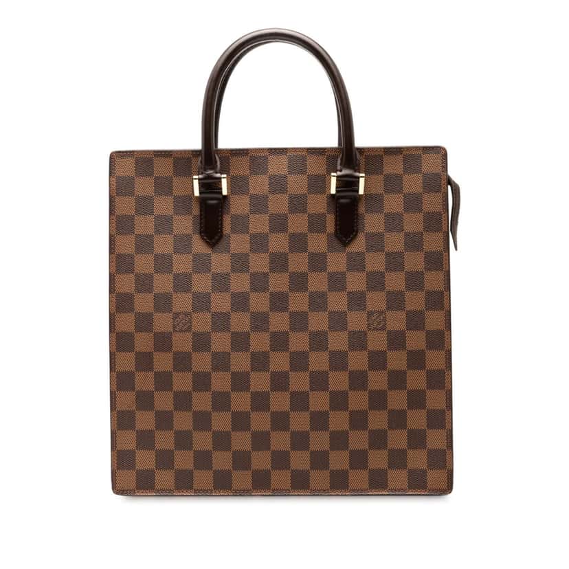 Louis Vuitton Damier Ebene Venice Sac Plat Brown Very good condition - Front View