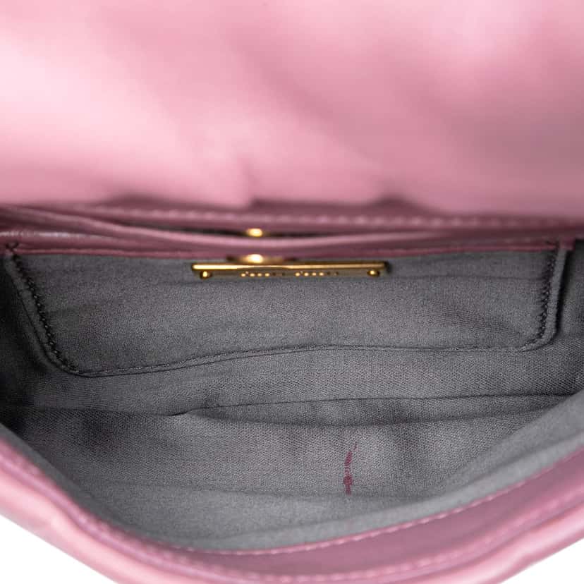 Miu Miu Leather Frame Chain Crossbody Pink Leather Very good condition - Model View