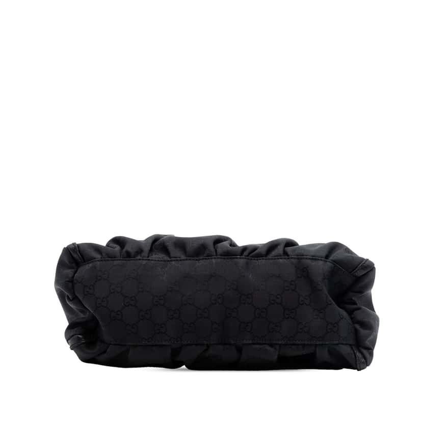 Gucci GG Canvas Abbey D Ring Shoulder Bag Black Very good condition - Inside View