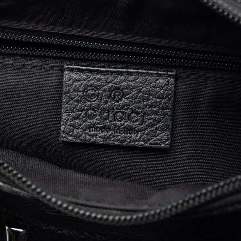 Gucci GG Canvas Abbey D Ring Shoulder Bag Black Very good condition - Box View
