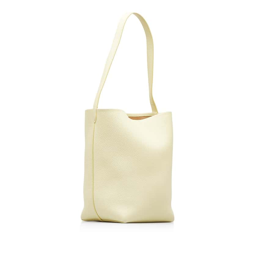 The Row Medium N/S Park Tote Yellow Leather Very good condition - Back View