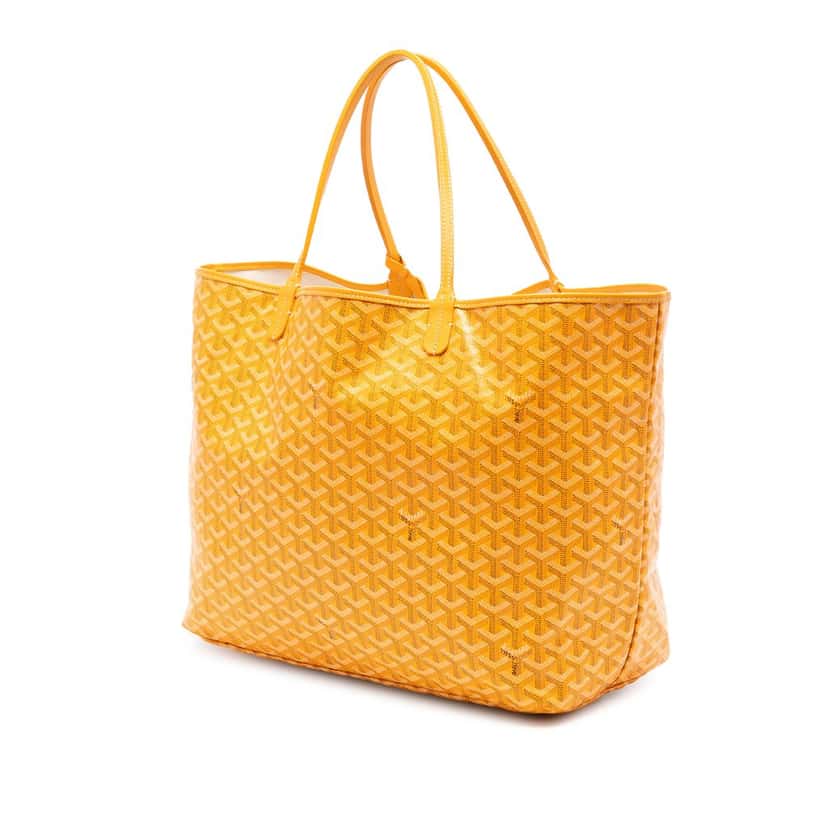 Goyard Goyardine Saint Louis GM Yellow Very good condition - Back View