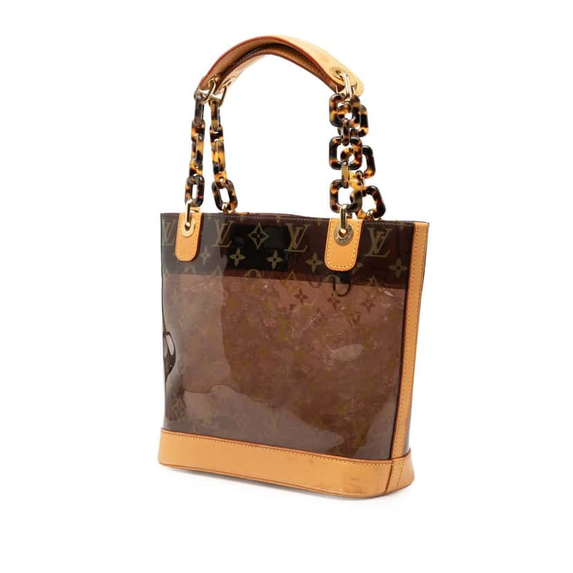 Louis Vuitton Monogram Cabas Sac Ambre PM Brown Plastic Very good condition - Back View