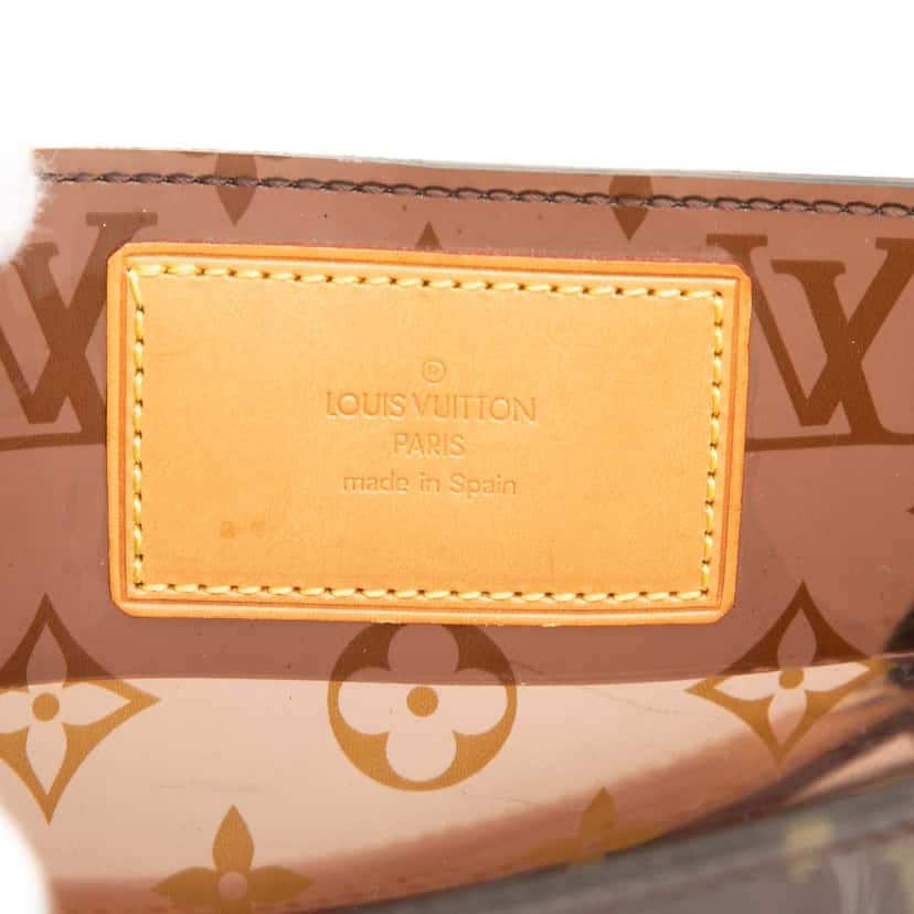 Louis Vuitton Monogram Cabas Sac Ambre PM Brown Plastic Very good condition - Box View