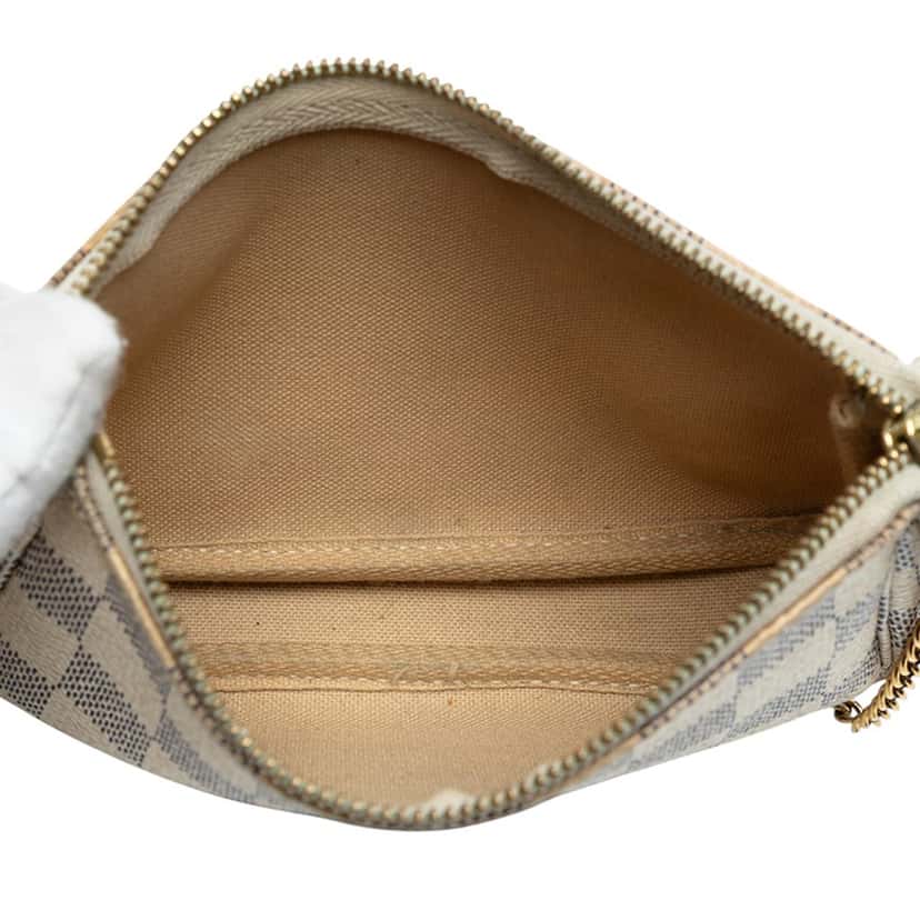 Louis Vuitton Damier Azur Mini Pochette Accessoires White Very good condition - Model View