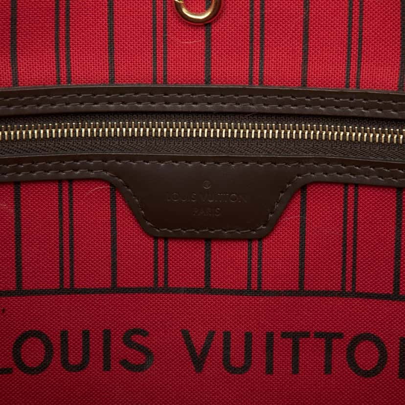 Louis Vuitton Damier Ebene Neverfull MM Brown Very good condition - Box View