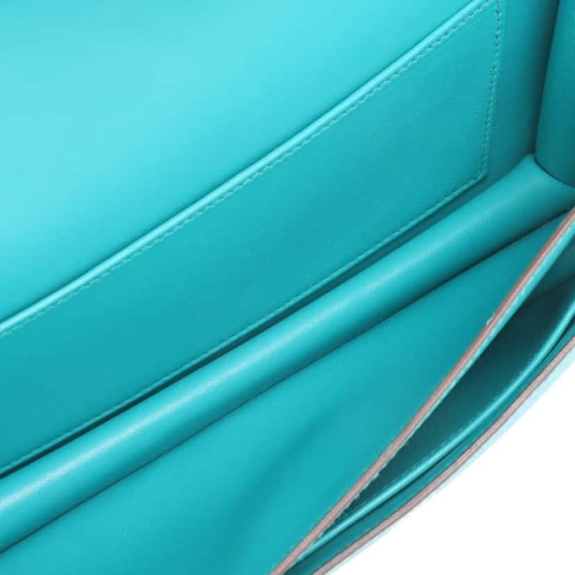 Hermès Epsom Constance Elan 25 Blue Leather Very good condition - Model View