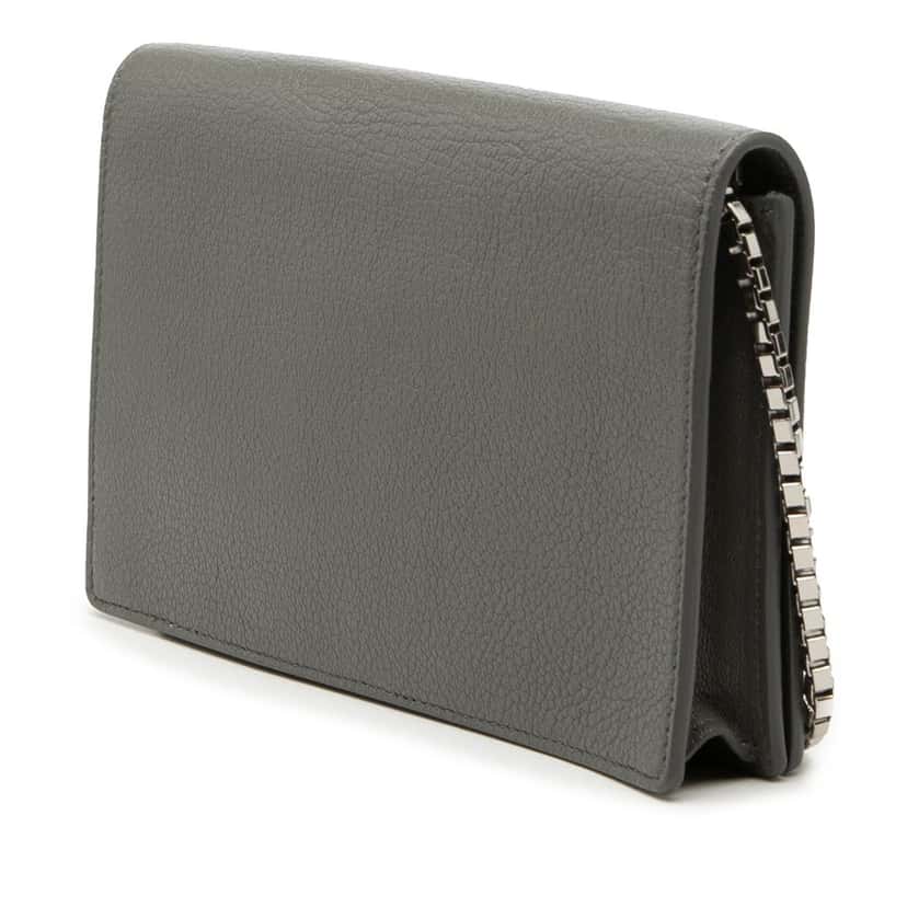 Balenciaga Chevre Motocross Metallic Edge Wallet on Chain Other Leather Very good condition - Back View