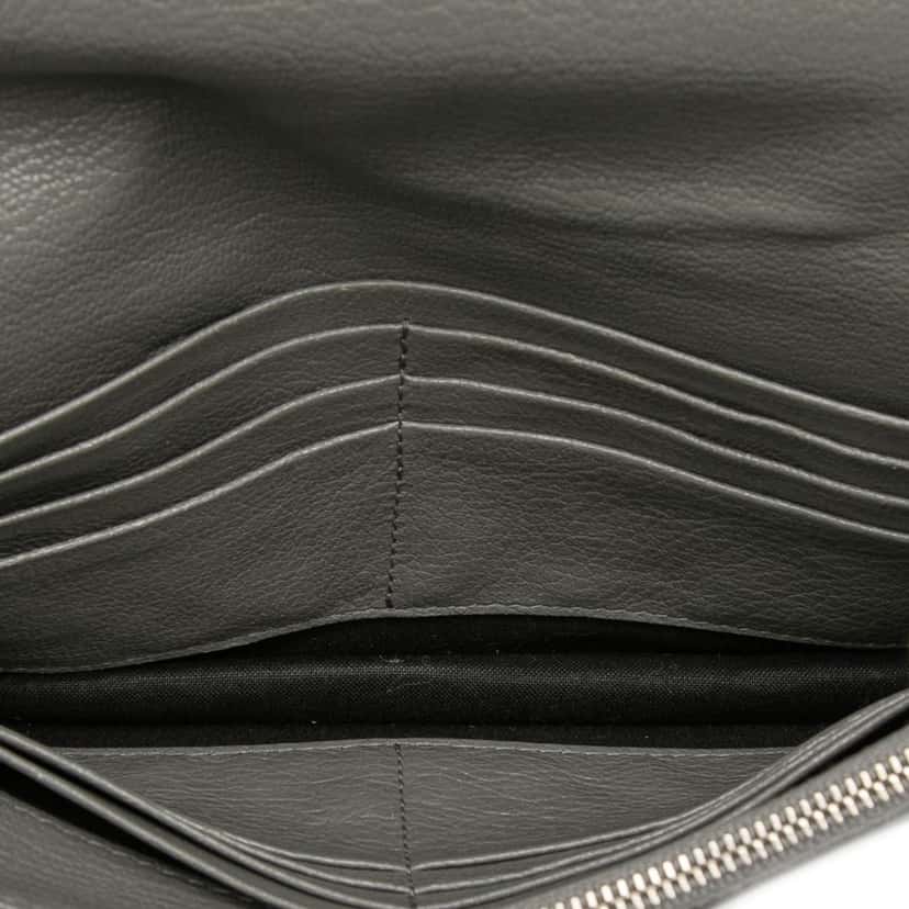 Balenciaga Chevre Motocross Metallic Edge Wallet on Chain Other Leather Very good condition - Model View