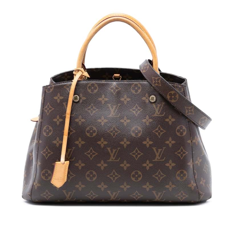Louis Vuitton Monogram Montaigne MM Brown Never worn, with tag - Front View