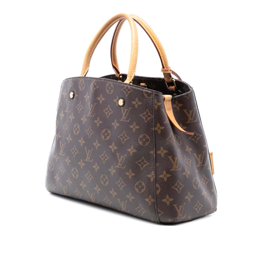 Louis Vuitton Monogram Montaigne MM Brown Never worn, with tag - Back View