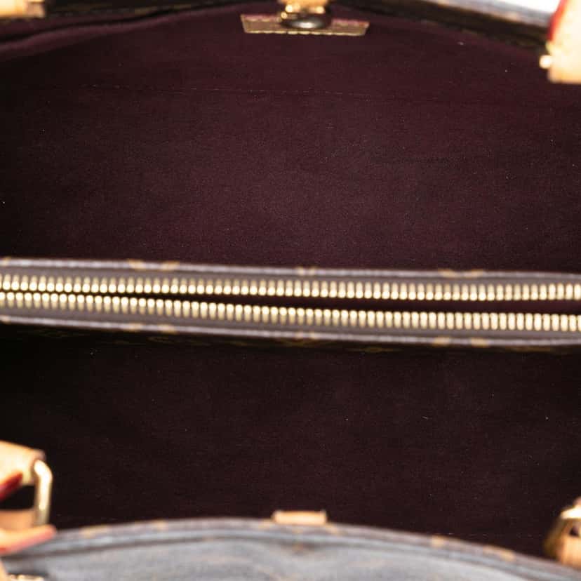 Louis Vuitton Monogram Montaigne MM Brown Never worn, with tag - Model View