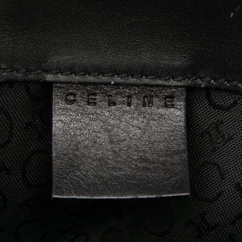 Celine C Macadam Canvas Handbag Black Very good condition - Box View