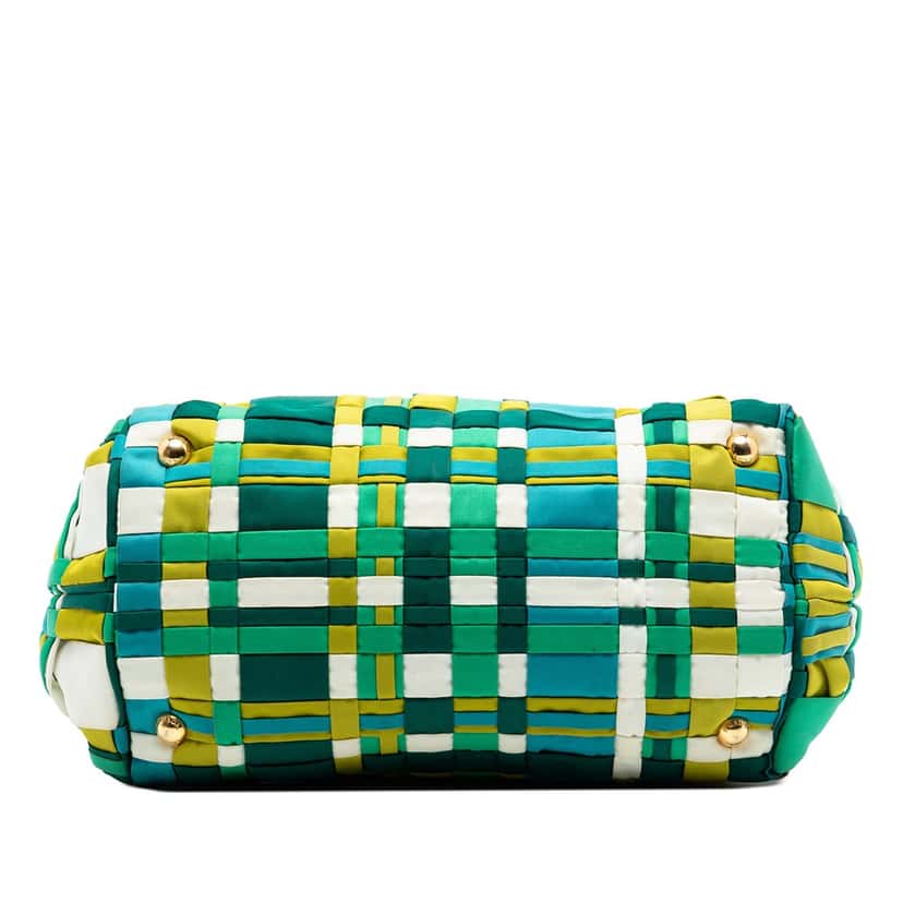 Prada Woven Tessuto Shopping Tote Blue Very good condition - Inside View