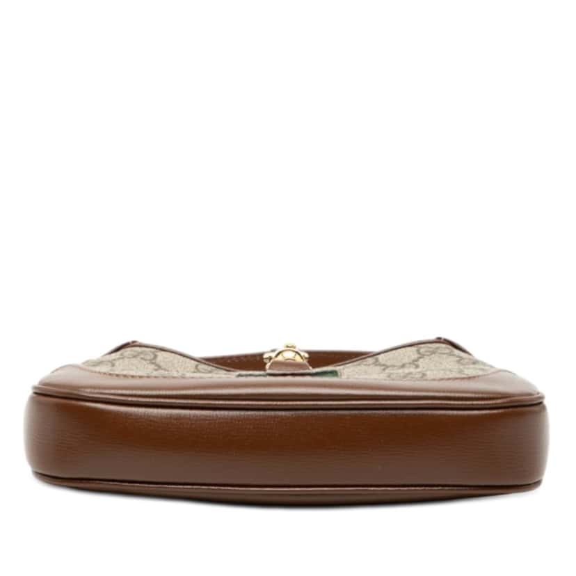 Gucci Mini GG Supreme Web Jackie 1961 Crossbody Beige Very good condition - Inside View