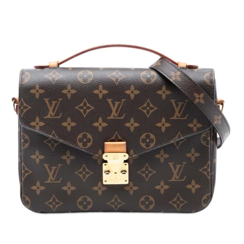 Louis Vuitton Monogram Pochette Metis Brown Very good condition - Front View
