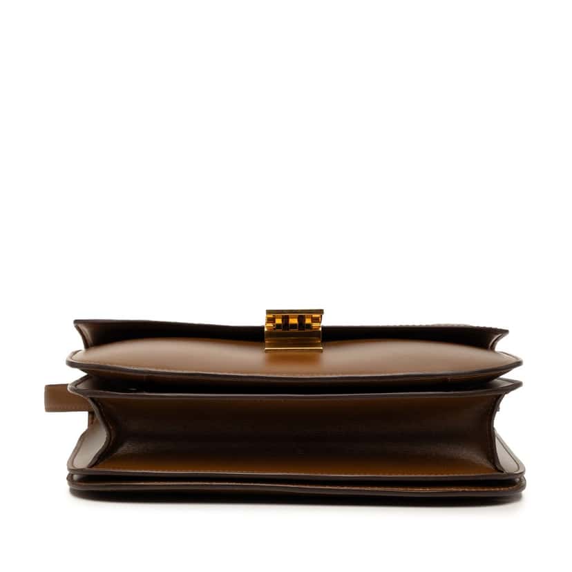Celine Medium Calfskin Classic Box Brown Leather Very good condition - Inside View