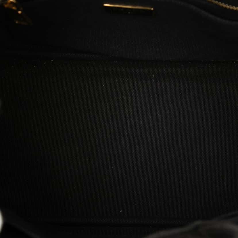 Prada Small Canvas Canapa Logo Satchel Black Very good condition - Model View