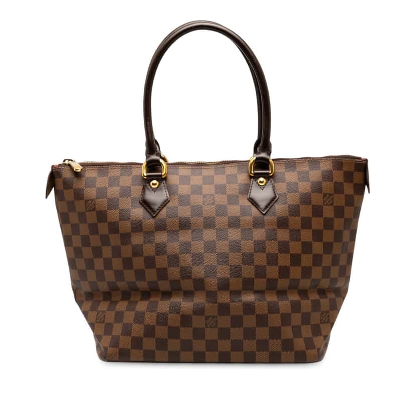 Louis Vuitton Damier Ebene Saleya MM Brown Very good condition - Front View