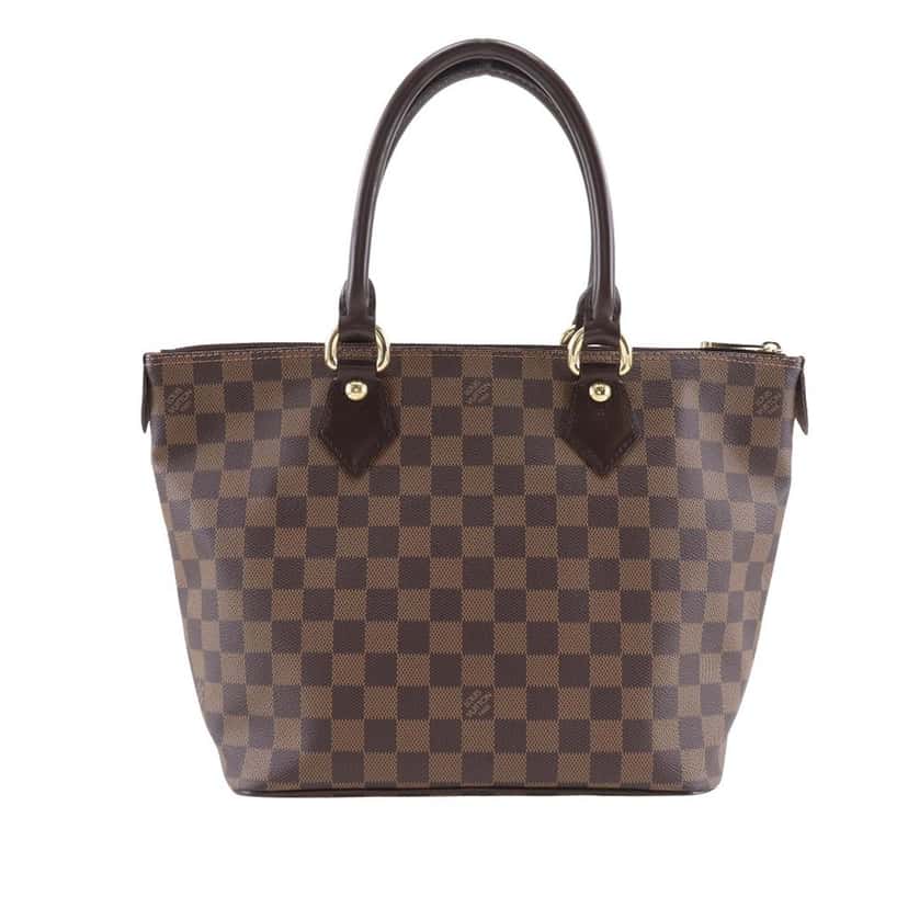 Louis Vuitton Damier Ebene Saleya PM Brown Very good condition - Front View
