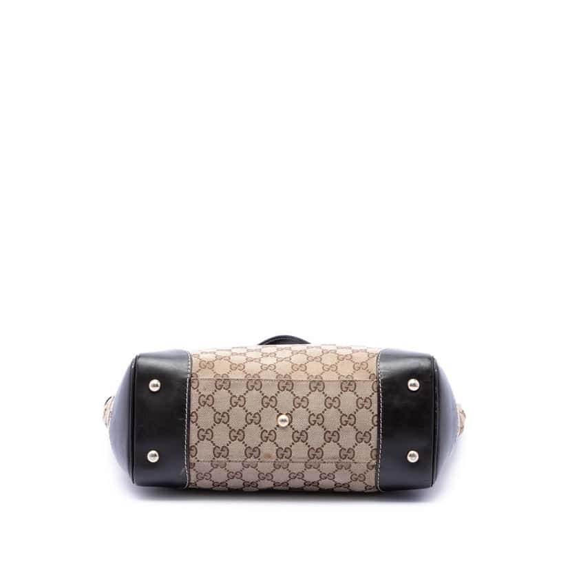 Gucci GG Canvas Web Mayfair Tote Beige Very good condition - Inside View