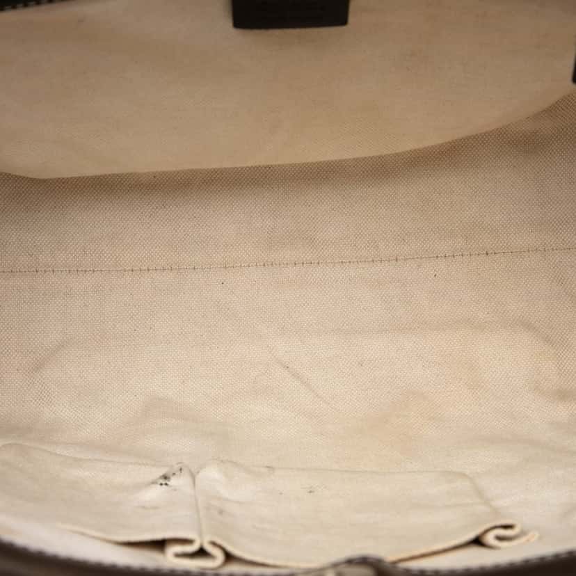 Gucci GG Canvas Web Mayfair Tote Beige Very good condition - Model View