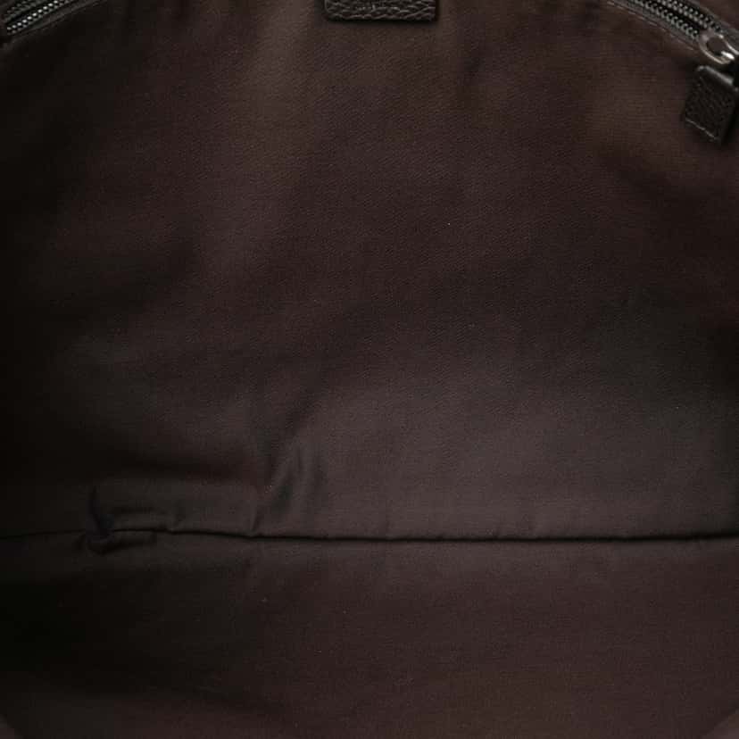 Gucci GG Denim Crossbody Brown Very good condition - Model View