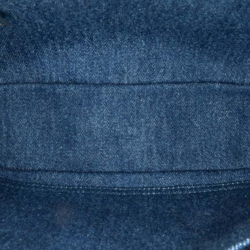 Bottega Veneta Small Denim Intreccio Camera Bag Blue Very good condition - Model View