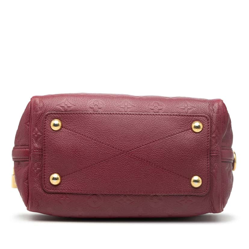 Louis Vuitton Monogram Empreinte Speedy Bandouliere 25 Red Leather Very good condition - Inside View
