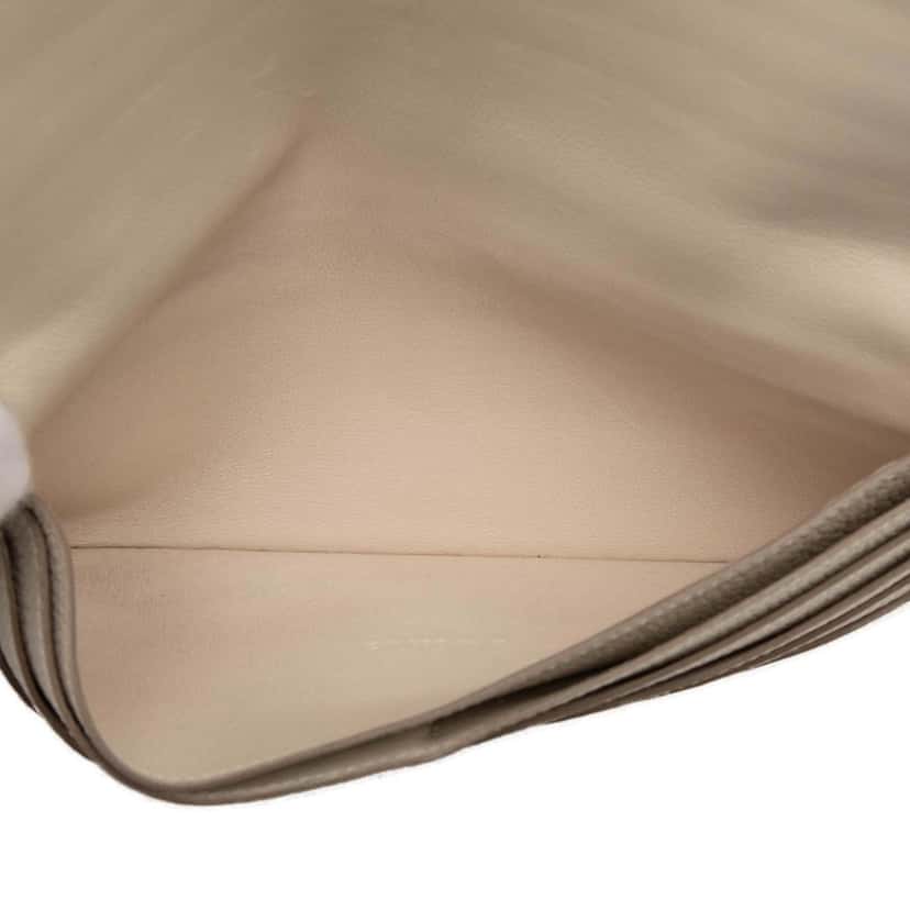 Hermès Togo Dogon Duo Wallet GM White Leather Very good condition - Model View