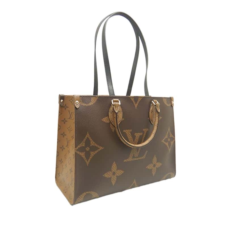 Louis Vuitton Monogram Reverse Giant OnTheGo MM Brown Very good condition - Back View