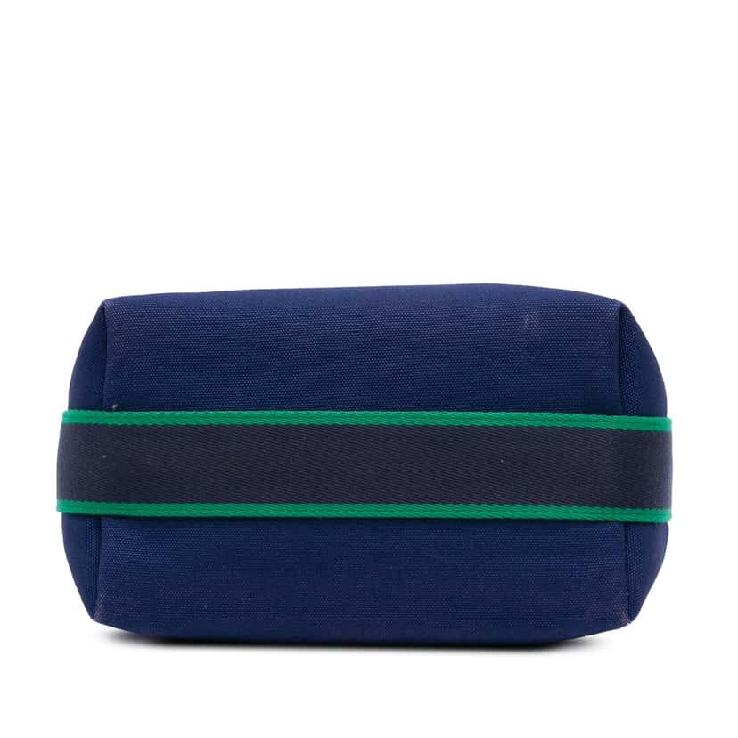 Hermès Small Toile Bride A Brac Case Blue Very good condition - Inside View