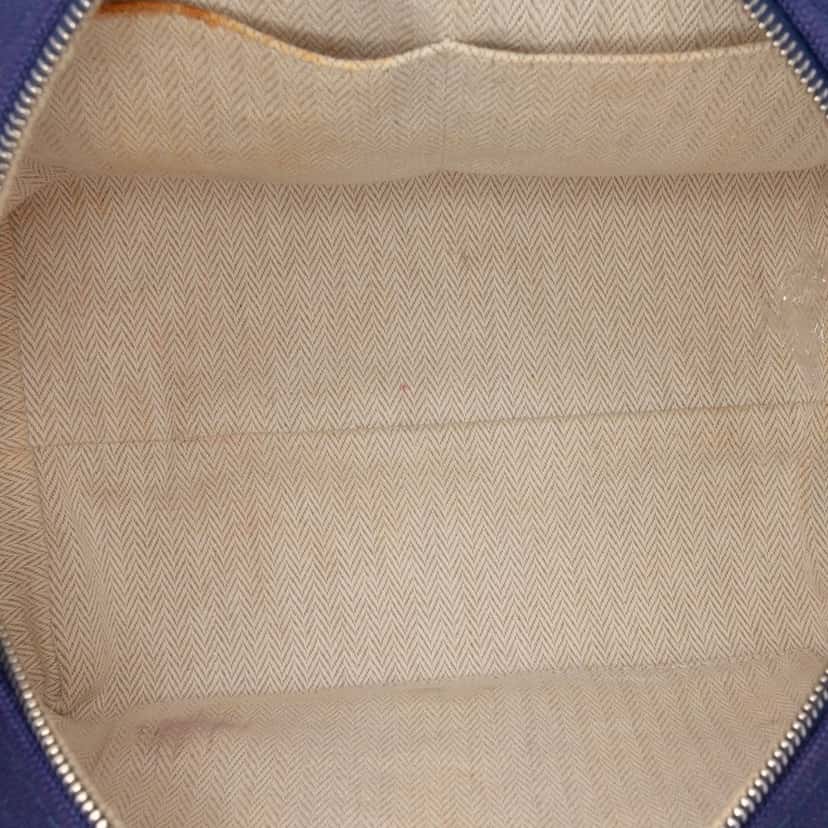 Hermès Small Toile Bride A Brac Case Blue Very good condition - Model View