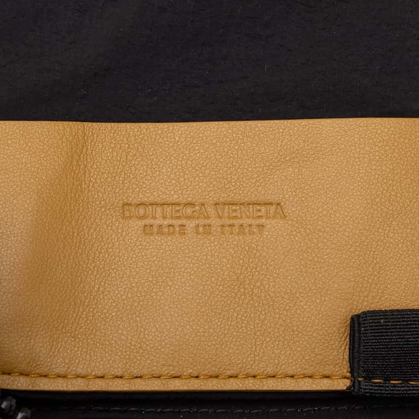 Bottega Veneta Nappa Maxi Intrecciato Zippered Pouch Brown Leather Very good condition - Box View