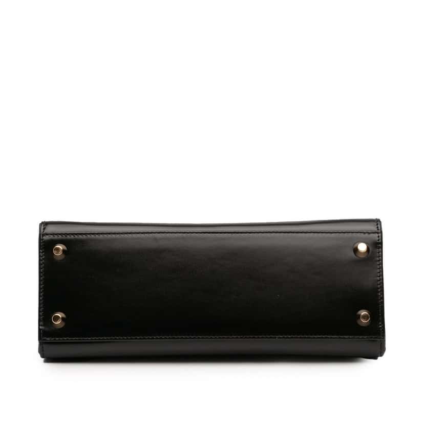 Marni Medium Smooth Calfskin Relativity Handbag Black Leather Very good condition - Inside View