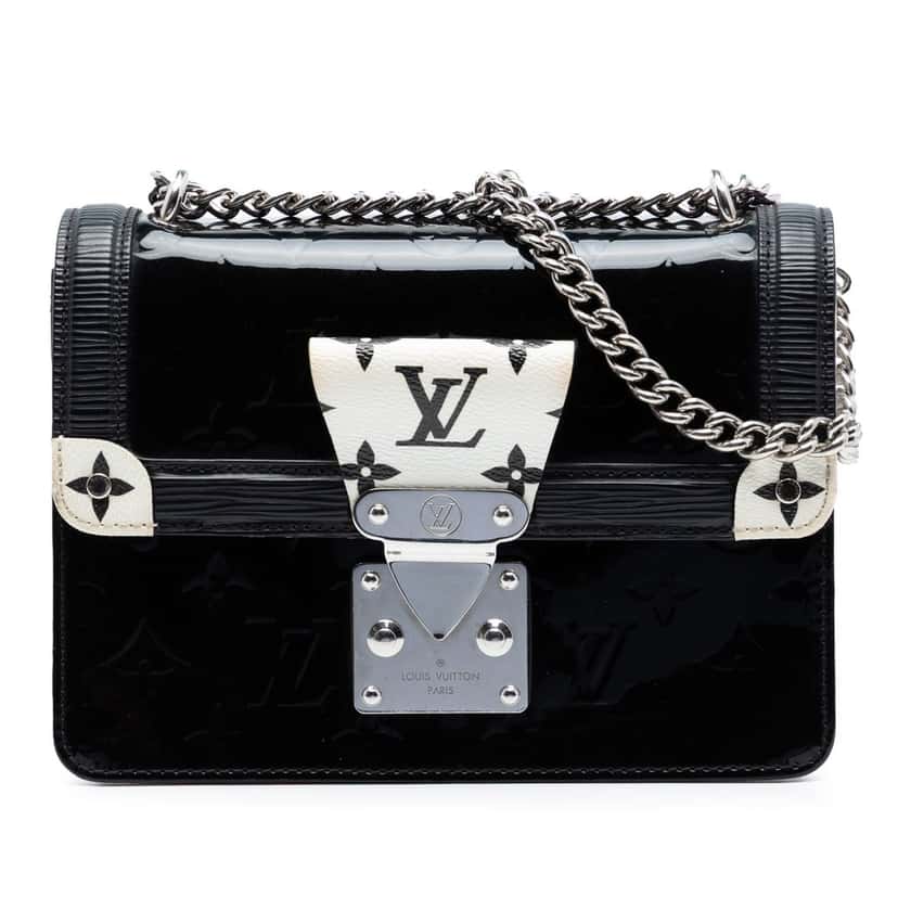 Louis Vuitton Monogram Vernis Wynwood Black Leather Very good condition - Front View