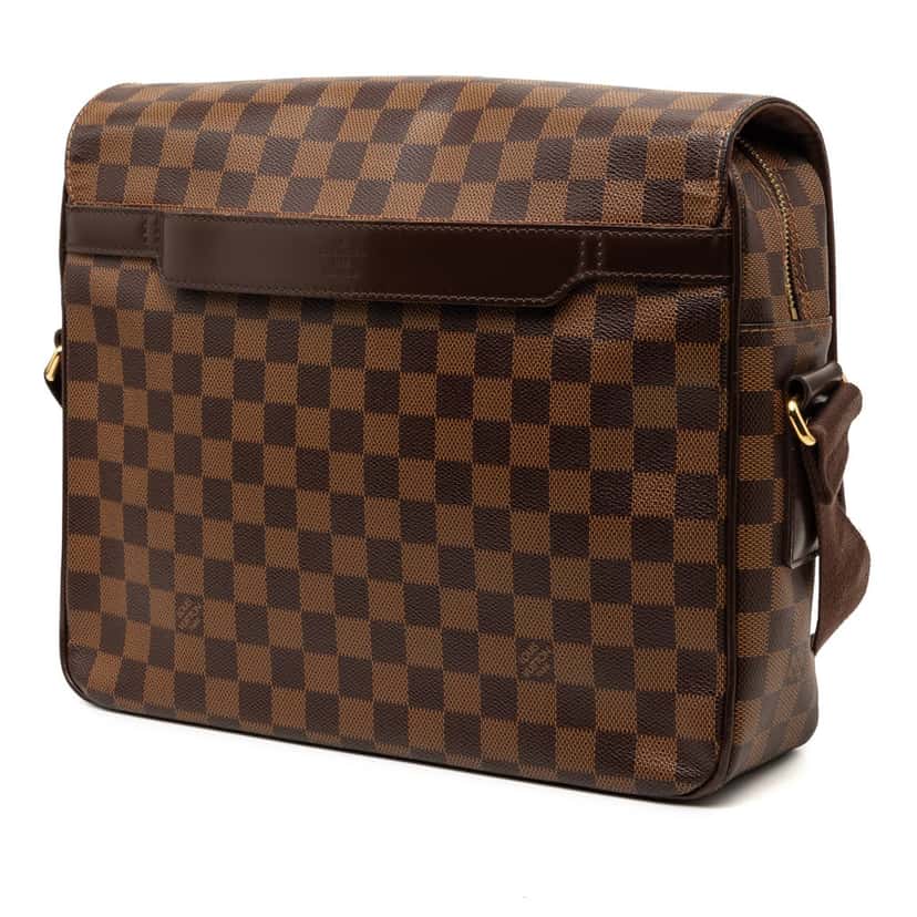 Louis Vuitton Damier Ebene Shelton MM Brown Very good condition - Back View