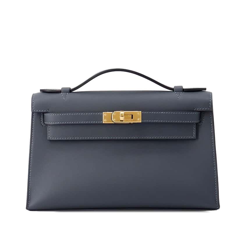 Hermès Swift Kelly Pochette 22 Other Leather Very good condition - Front View